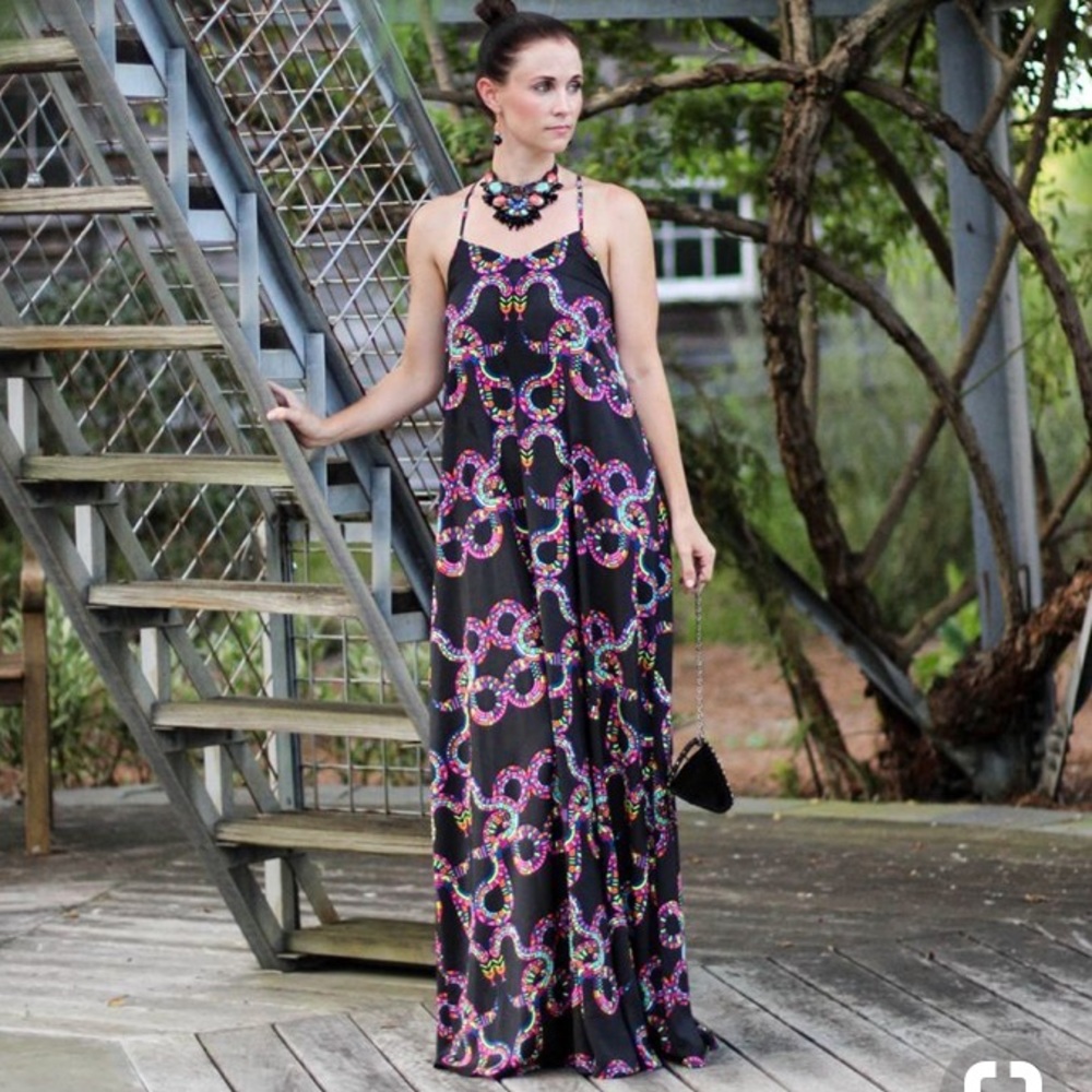 Mara Hoffman snake print maxi